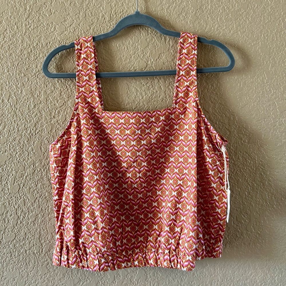a.n.a Floral Patterned Tank Top